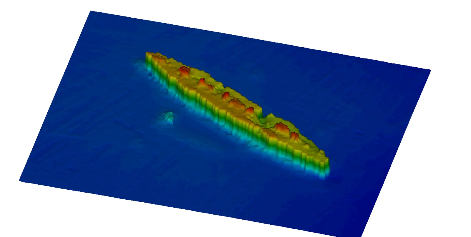 SMS Zenta, sonar scene 5